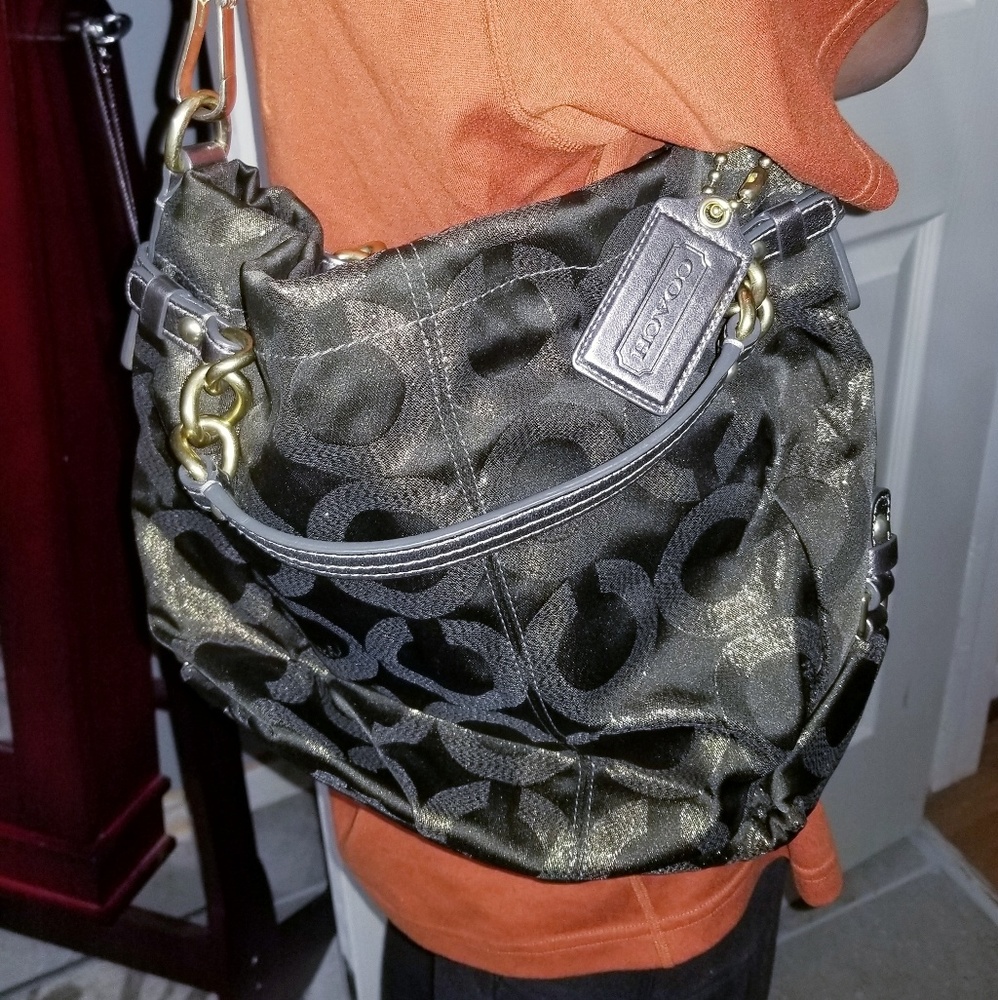 Coach Opt Art Hobo Shoulder Purse